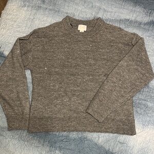 71. H&M Gray Knit women’s Sweater with sparkles